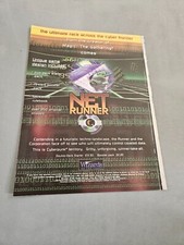 TPEEP125 MAGAZINE ADVERT 11X8" WIZARDS OF THE COAST - NET RUNNER 