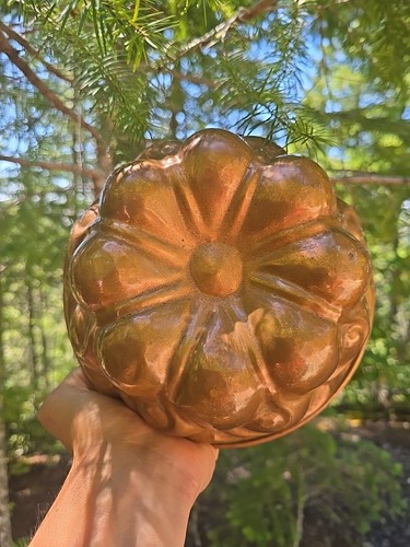 Old french copper cake - cake, pan☆