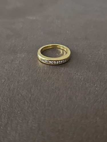 750 gold diamonds ring - gold,