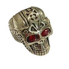 Halloween men skull ring - halloween,