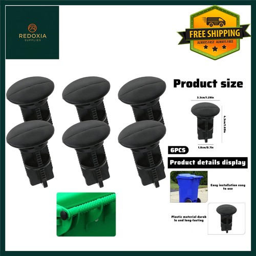 Durable black plastic wheelie - durable,