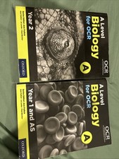 OCR A Level Biology Textbook Set (AS & A2) – Like New, Minimal Writing