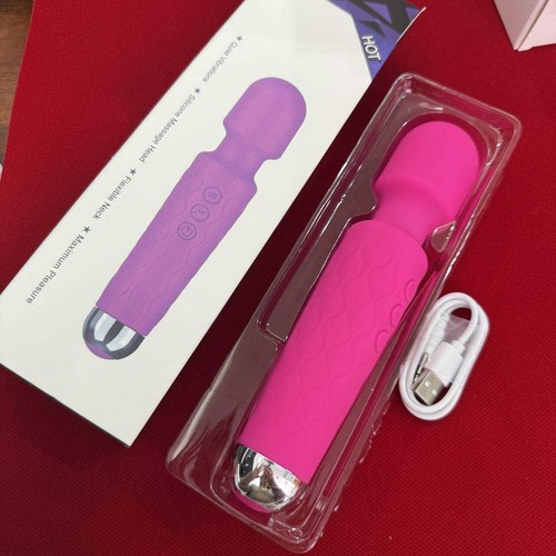 Dildo vibrator wand - 7.9",