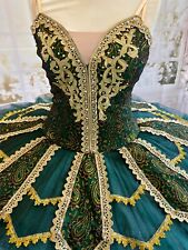 Ballet Tutu Dance wear professional ballerina Esmeralda Green Custom Girls Adult