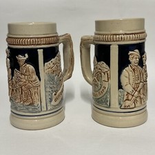 Pair vintage large beer - pair,