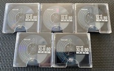 5 x Maxell 80 Min XL-II Pro Recordable MiniDiscs