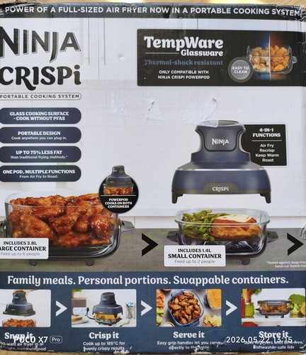 Ninja crispi portable - ninja,