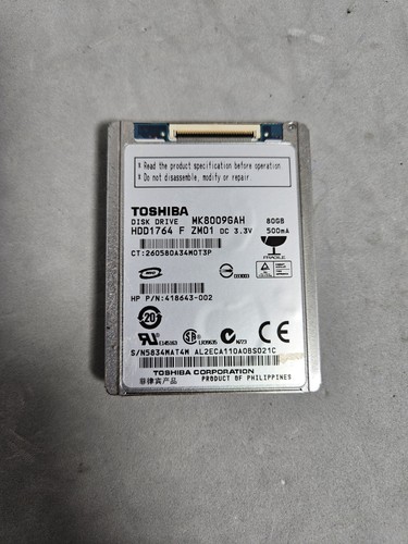 Toshiba mk8009gah 80gb zif - toshiba,