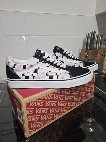 Vans old skool hibiscus check - old,