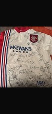 Signed Rangers Away Shirt