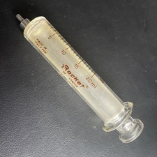 Vintage Glass Syringe by