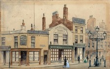 William Gawin Herdman (1805-1882) Watercolour Painting - Parker Street Liverpool