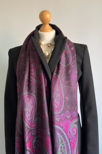 Pink emerald scarf cashmere - pink, &