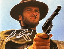 Clint Eastwood The Good The Bad The Ugly Signed 8x10 Autographed / Photo + COA