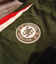 Chelsea FC 25/26 XL iconic green away shorts seen at Club World Cup 34/36