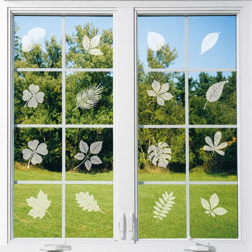 26pcs leaf window decals anti - leaf,