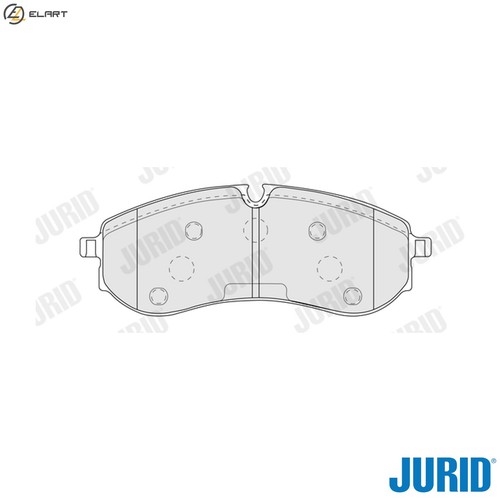 Brake pad set disc - set,