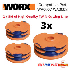 3 x Spool & Line For WORX