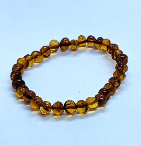 Cognac amber bead - cognac,