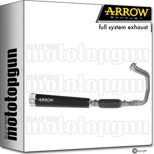 Arrow full exhaust rebel black - exhaust,