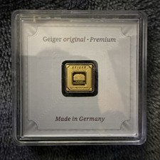 Gold 1 Gram Geiger Square