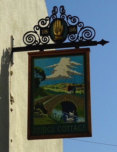 Photo 6x4 sign - sign, bridge