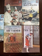 Set Of 5 Ladybird People At