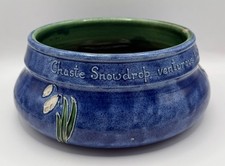Vintage snowdrop pottery - vintage,