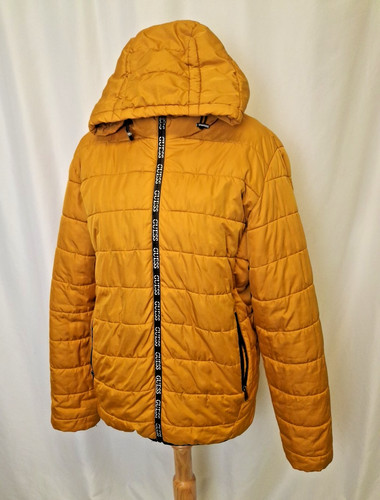 Guess yellow puffer jacket - la,