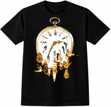 Melting Clock T Shirt Vintage