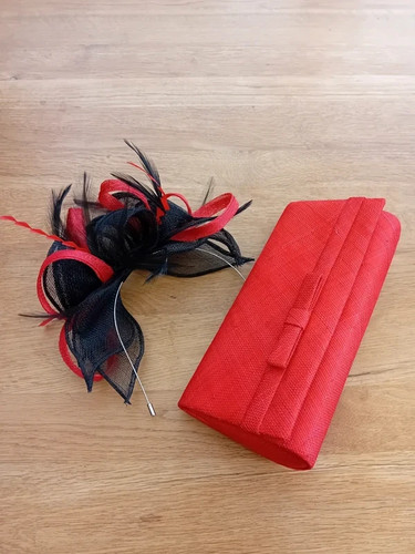 New black red - black, fascinator