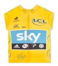Bradley Wiggins Signed Tour de France Shirt Sky Replica Framed With COA