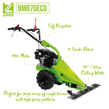 Zipper Petrol Scythe Mower Brush BM870ECO 870mm 34' Cutting Width 2.7kw 159cc