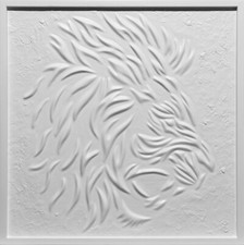 Hand made plaster wall art