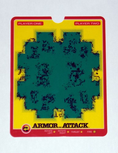 Vectrex armor attack - vectrex, overlay