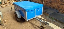 Small Trailer Drop Tailgate Fixed Lights 3x5 By Blue Line Trailers
