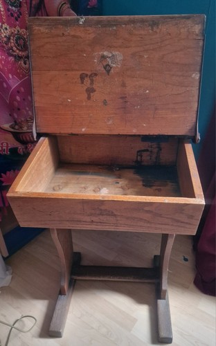 Vintage solid wood - school, desk