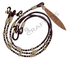 Chestnut Raw Hide Leather