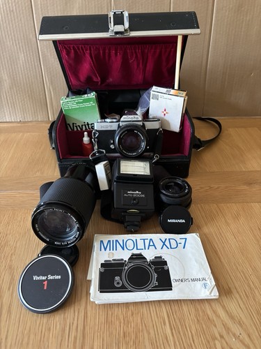 Minolta 35mm slr film - minolta, xd-7