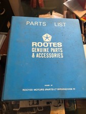 HILLMAN HUNTER SUNBEAM RAPIER