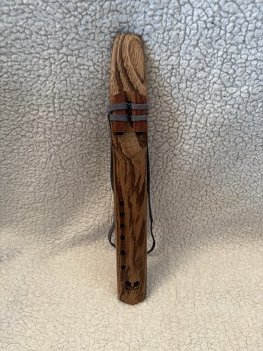 Musical wood drone flute high - wood,