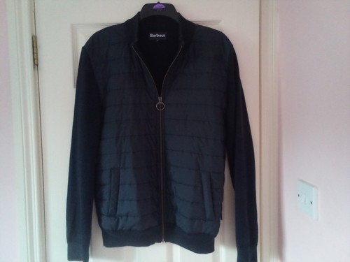 Barbour mens quilted cardigan