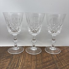 Vintage crystal cherry wine glasses Lot Of 35.5 inches Stuart cut