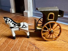 Dolls house Miniature 1:12 ARTISAN horse + carriage by CHRIS STURGESS-LEIF