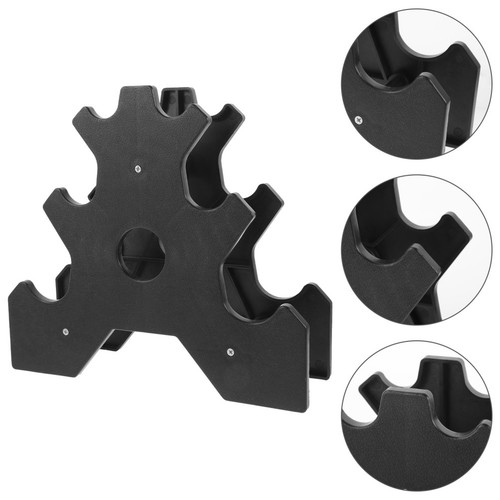 Plastic dumbbell saddle rack - dumbbell,