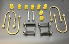 Rear Leaf Spring Shackle+Pin+U