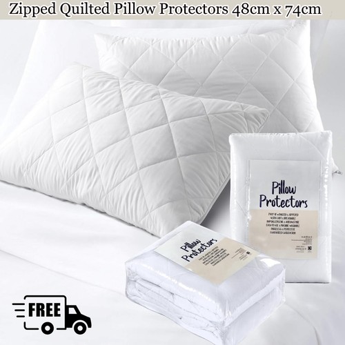 Quilted pillow protectors - quilted,