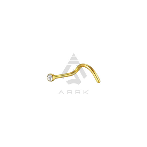 Gold plated nose - plated,