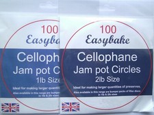 Cellophane Jam Pot Circles 1lb