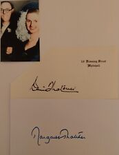 Margaret Dennis Thatcher Signed Autograph 